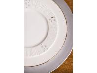 Zdjęcie: Talerz deserowy porcelanowy świąteczny Zimowy Blask 20 cm ALTOMDESIGN