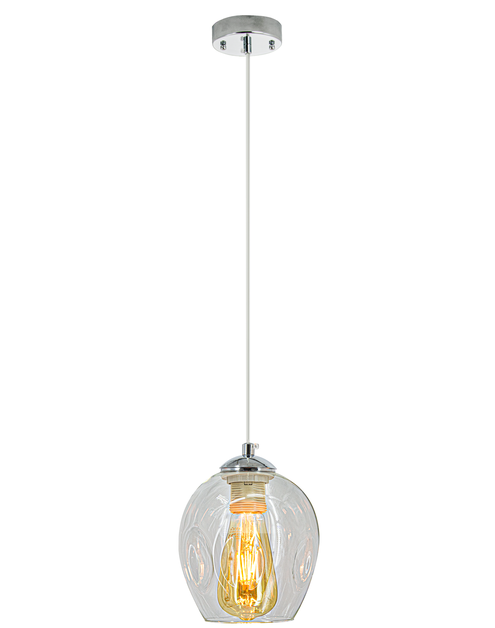 Zdjęcie: Lampa wisząca Apollo 8181/1 8C ELEM