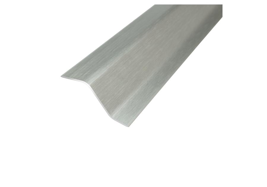 Zdjęcie: Listwa ochronna aluminiowa Z 50 mm 0,93 m srebrny El-Poler szczotkowany CEZAR