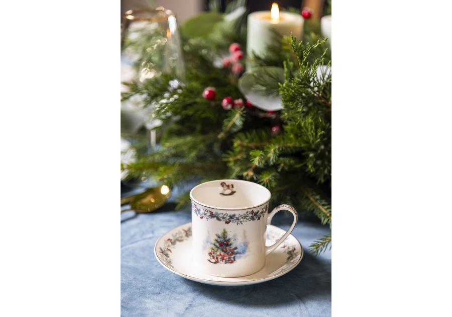 Zdjęcie: Filiżanka Magia Świąt ze spodkiem 220 ml ALTOMDESIGN