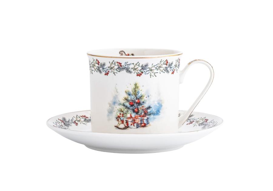 Zdjęcie: Filiżanka Magia Świąt ze spodkiem 220 ml ALTOMDESIGN