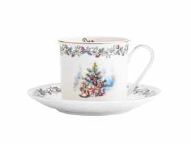 Filiżanka Magia Świąt ze spodkiem 220 ml ALTOMDESIGN