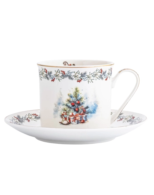 Zdjęcie: Filiżanka Magia Świąt ze spodkiem 220 ml ALTOMDESIGN