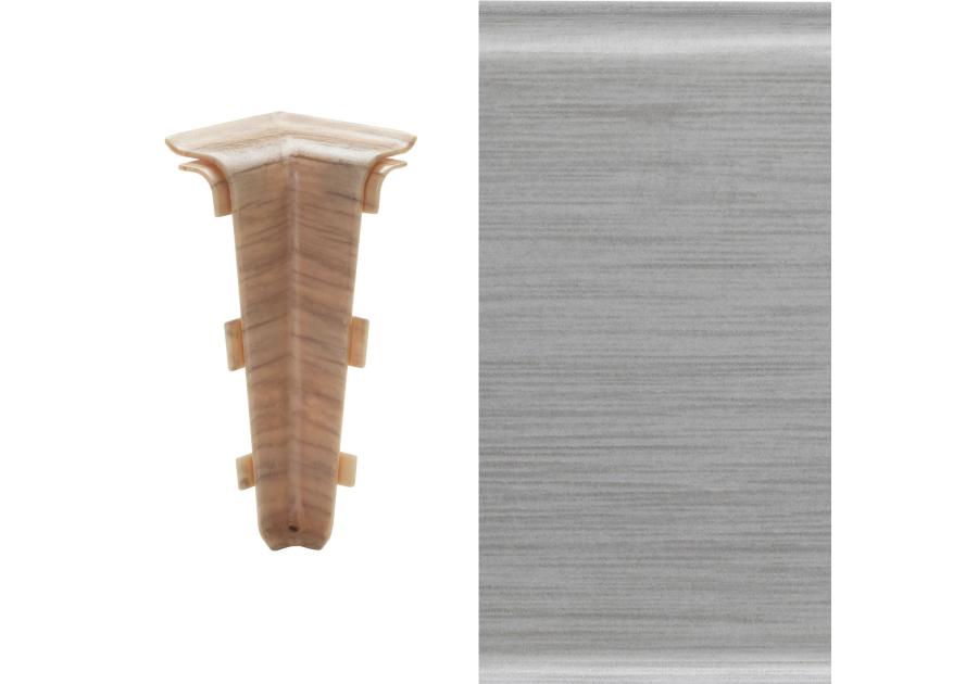 Zdjęcie: Narożnik wewnętrzny do listwy Lars 1 szt. alu light ARBITON