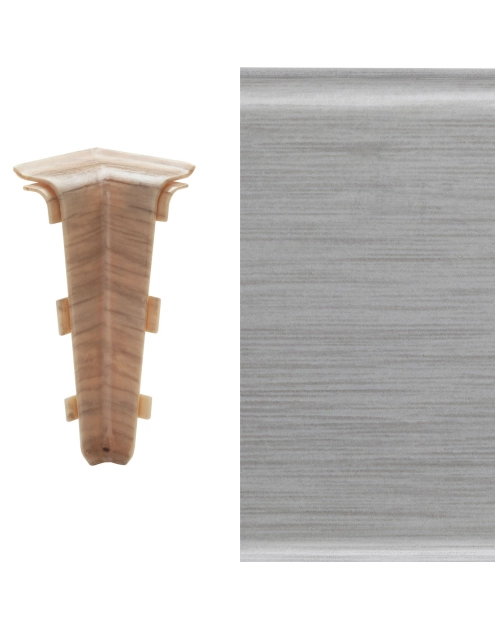 Zdjęcie: Narożnik wewnętrzny do listwy Lars 1 szt. alu light ARBITON