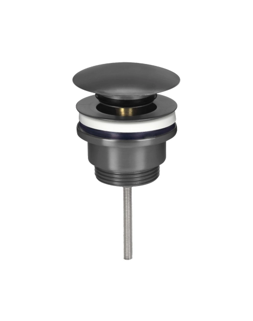 Zdjęcie: Korek klik-klak do umywalki z przelewem i bez przelewu, grafit INSTADRAIN