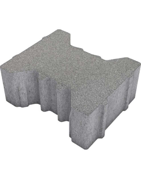 Zdjęcie: Kostka Ekoteka 8x16x20 cm, szary, mini faza POLBRUK