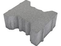 Zdjęcie: Kostka Ekoteka 8x16x20 cm, szary, mini faza POLBRUK