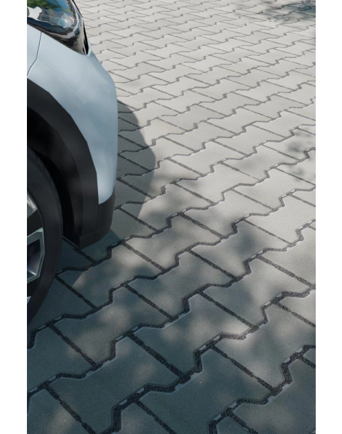 Zdjęcie: Kostka Ekoteka 8x16x20 cm, szary, mini faza POLBRUK