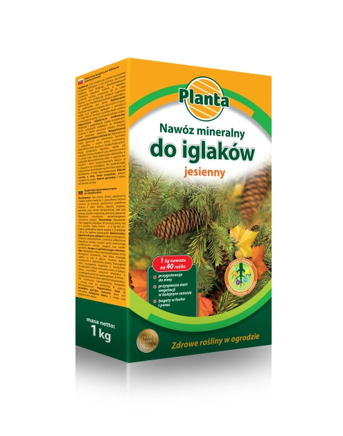Zdjęcie: Nawóz mineralny pod iglaki jesienny 1,1 kg PLANTA