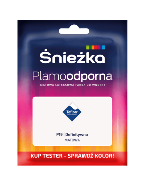 Zdjęcie: Tester farba plomoodporna definitywna 30 ml ŚNIEŻKA