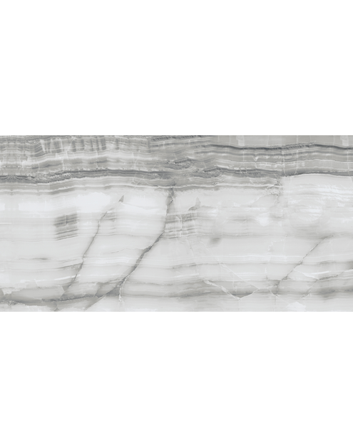 Zdjęcie: Gres szkliwiony Onyx Graphite Polished 60x120 cm Ceramika NETTO