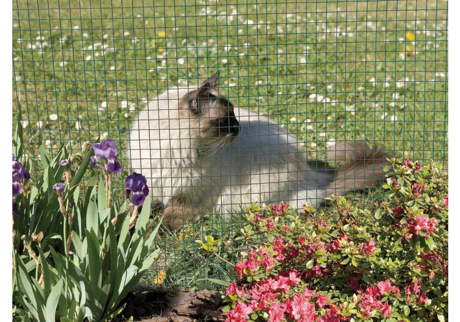 Zdjęcie: Siatka metalowa z PVC FENSANET PLAST 25, 1x5m, antracyt NORTENE