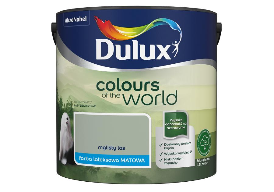 Zdjęcie: Farba do wnętrz Kolory Świata 2,5 L mglisty las DULUX