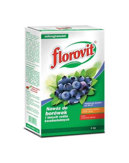 Zdjęcie: Nawóz do borówek 1 kg karton FLOROVIT