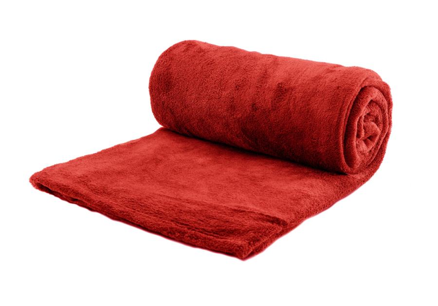 Zdjęcie: Koc Alex 155x210 cm czerwony FLORENTYNA