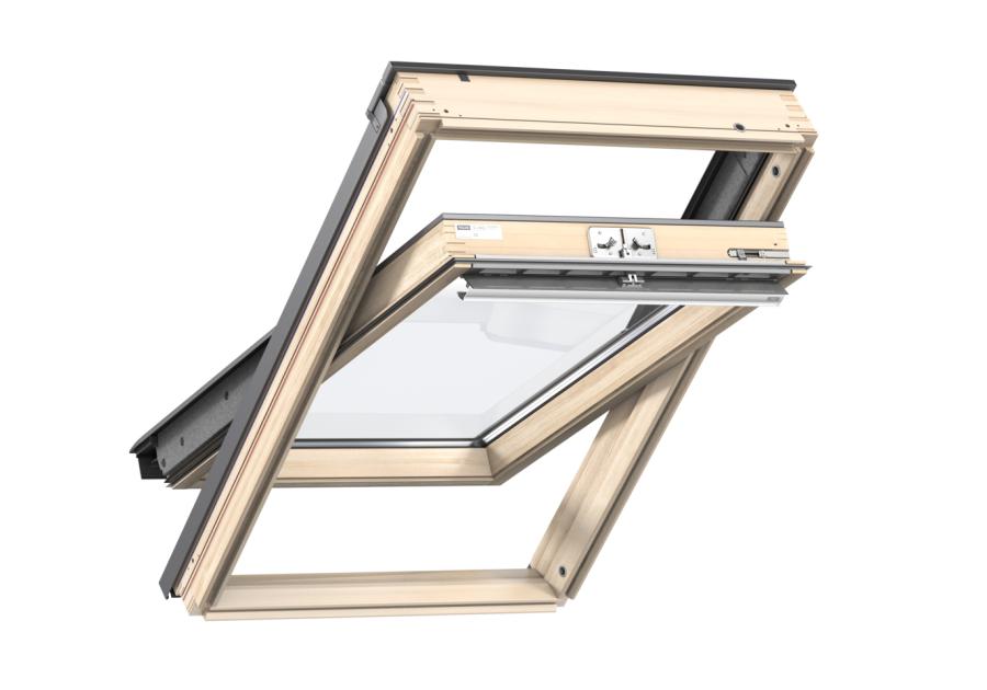 Zdjęcie: Okno GGL 3066 drewniane otwierane u góry, 78x118 cm VELUX