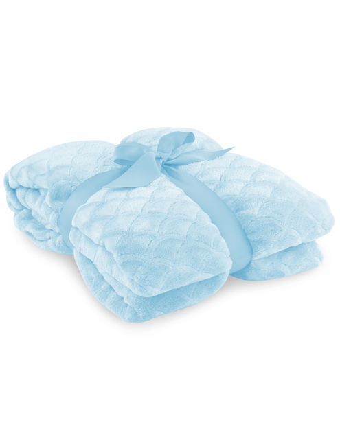 Zdjęcie: Koc Sardi babyblue 70x150 cm DECOKING