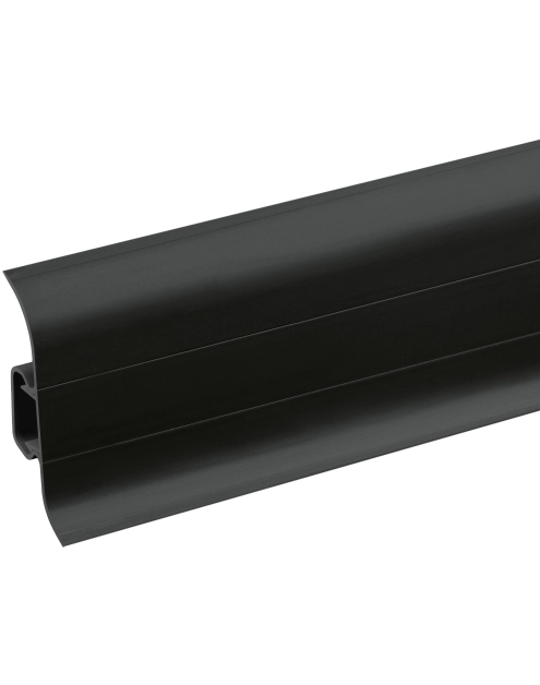 Zdjęcie: Listwa przypodłogowa PVC Premium Classic 22x59 mm; 2,20 m Czarny RAL 9005 Mat CEZAR
