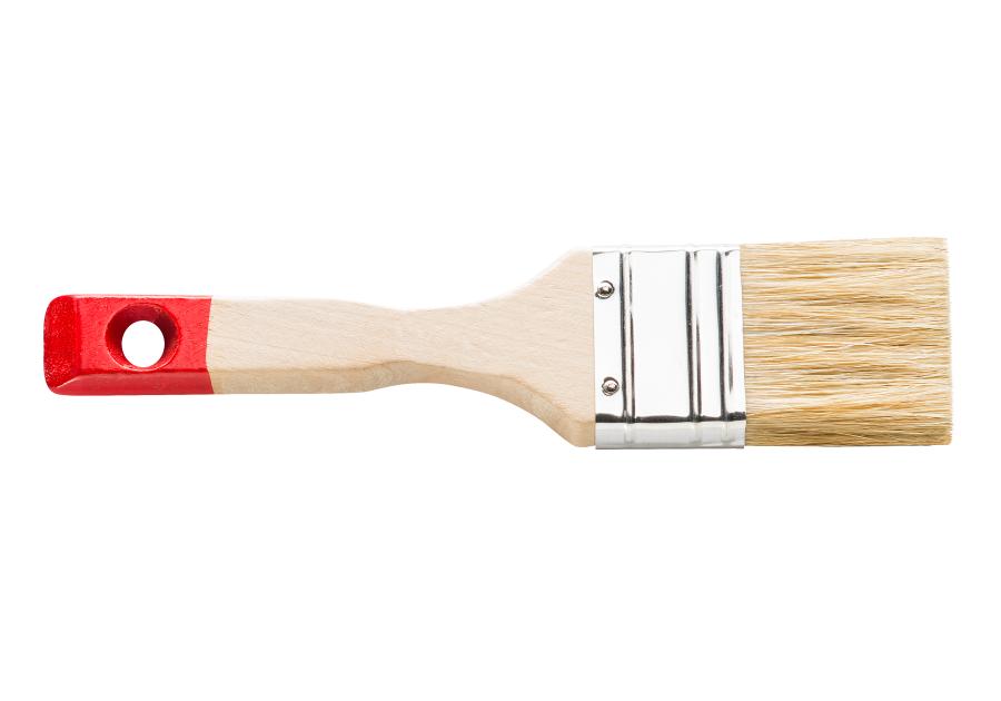 Zdjęcie: Pędzel płaski 2 czerwony HARDY