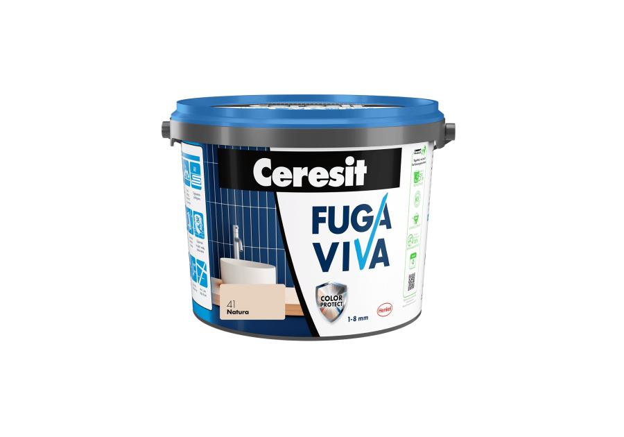 Zdjęcie: Fuga Viva elastyczna cementowa 1-8 mm natura 2 kg CERESIT