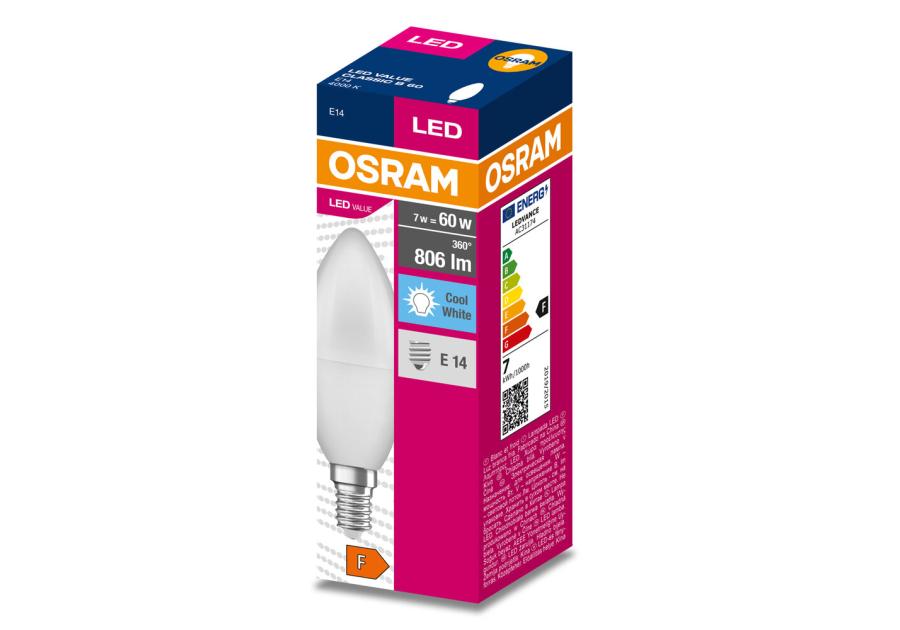 Zdjęcie: Lampa LED Value Classic B 60 6,8 W 4000 K E14 OSRAM