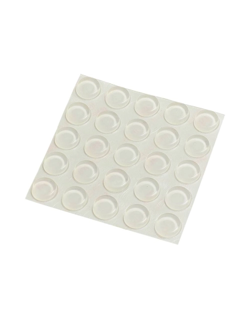 Zdjęcie: Odbojnik meblowy silikonowy 13 x 3,5 mm, 16 sztuk STAHL