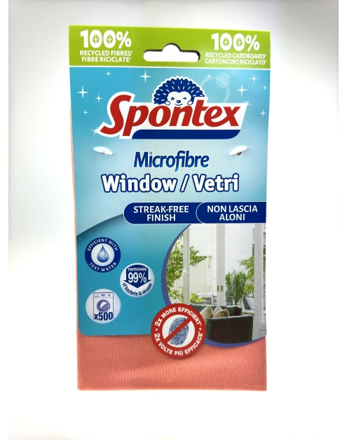 Zdjęcie: Microfibra Window Vetri recycled SPONTEX