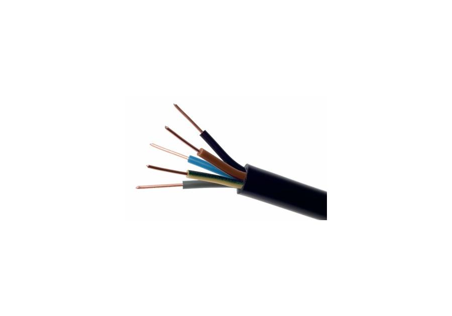 Zdjęcie: Kabel elektroenergetyczny YKY 5x2,5 żo 0,6/1kV (krążek 100 m) ELEKTROKABEL