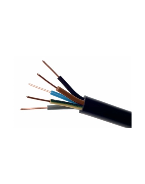 Zdjęcie: Kabel elektroenergetyczny YKY 5x2,5 żo 0,6/1kV (krążek 100 m) ELEKTROKABEL
