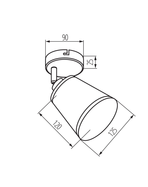 Zdjęcie: Oprawa oświetleniowa KB Tacity EL-1I E14 KINGBERRY
