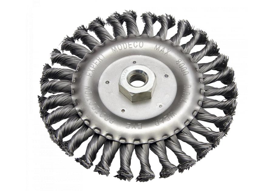 Zdjęcie: Szczotka tarczowa 100 mm stal do szlifierki kątowej - blister - RAWLPLUG
