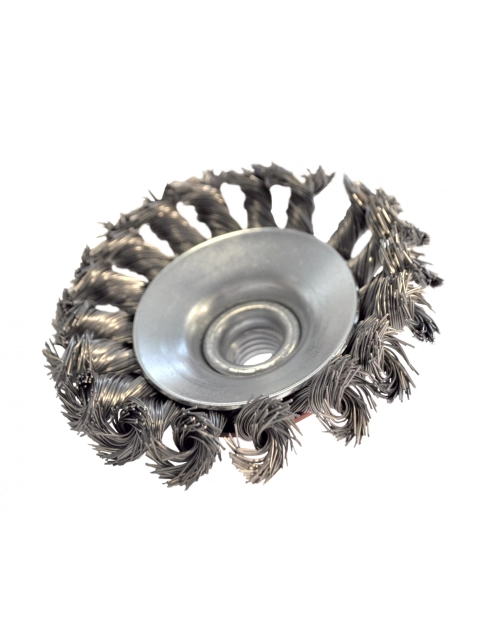 Zdjęcie: Szczotka tarczowa 100 mm stal do szlifierki kątowej - blister - RAWLPLUG