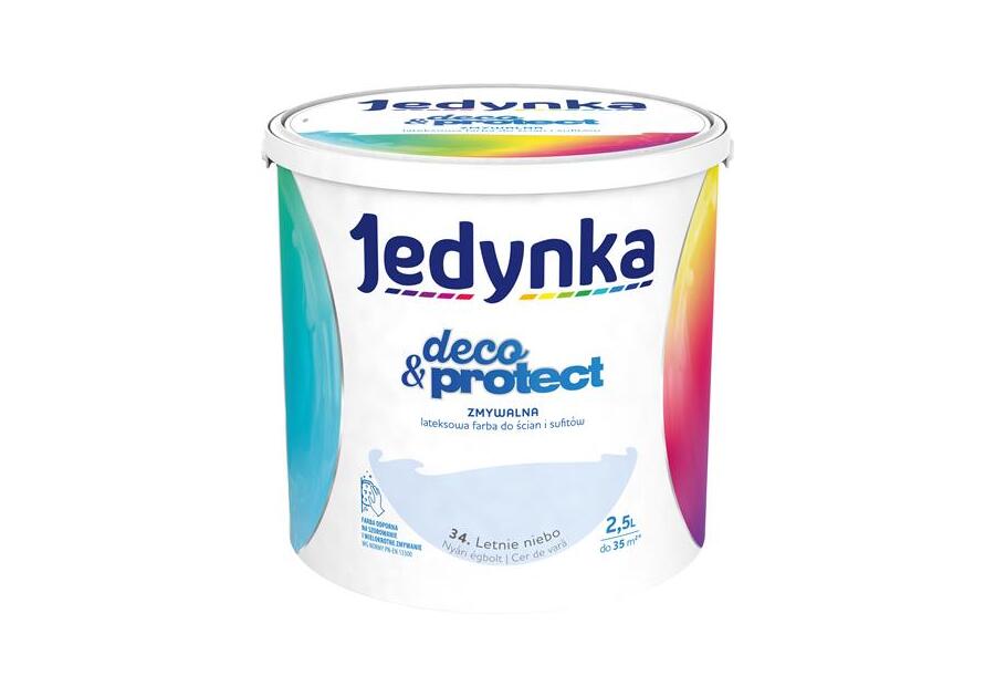 Zdjęcie: Farba lateksowa Deco&Protect Letnie niebo 2,5 L JEDYNKA