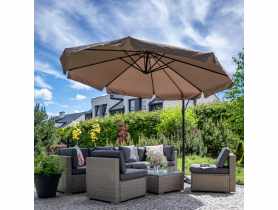 Parasol ogrodowy Czapla cappucino MIRPOL