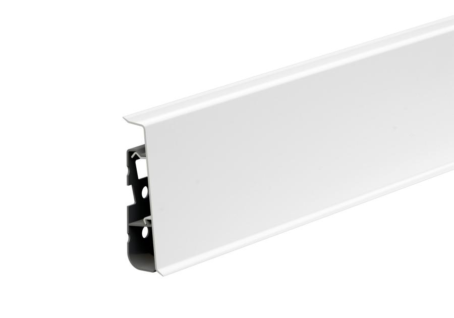 Zdjęcie: Listwa przypodłogowa PVC Hi Line Prestige 2,2x7,5 cm 2,50 m Biały RAL 9003 Mat CEZAR