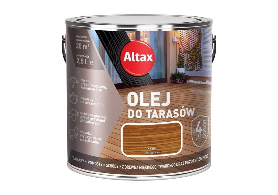 Zdjęcie: Olej do tarasu 2,5 L cedr ALTAX