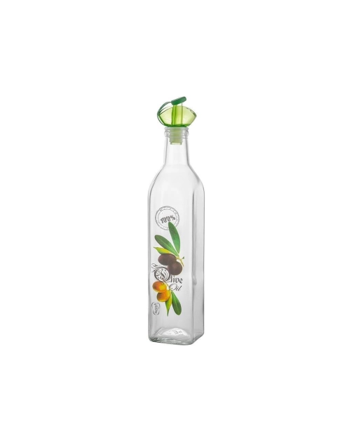 Zdjęcie: Butelka do oliwy Natural 500 ml kwadratowa dekor FLORINA