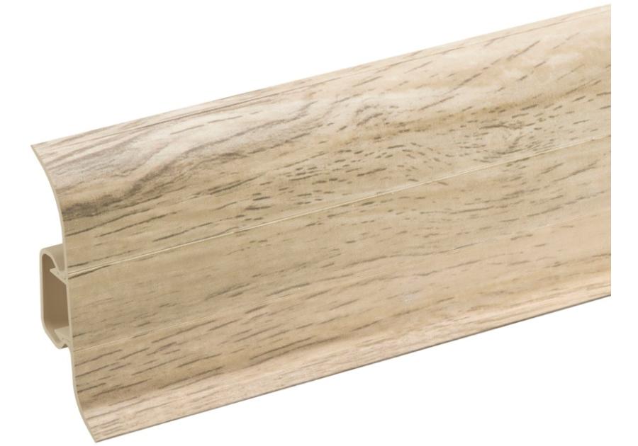 Zdjęcie: Listwa przypodłogowa PVC Premium Classic 22x59 mm; 2,20 m Dąb Timm;erlah Mat CEZAR