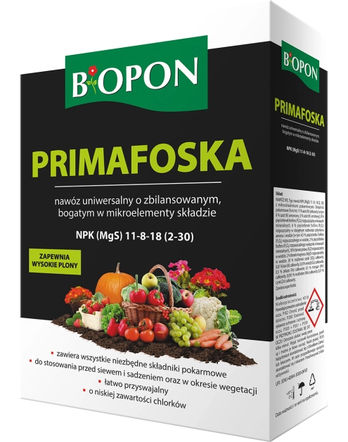 Zdjęcie: Nawóz Primafoska 1 kg granulat BOPON