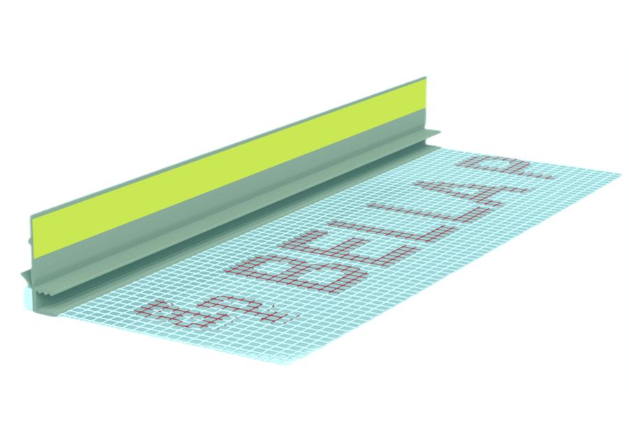 Zdjęcie: Listwa PVC BP13 Mini U L300 6/3 szary jasny, z siatką i z uszczelką BELLA PLAST