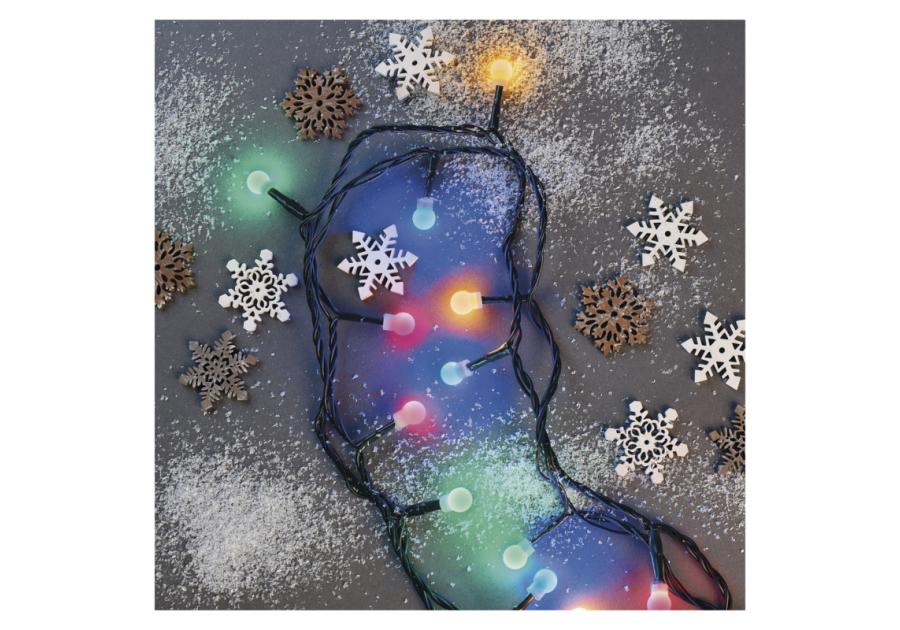 Zdjęcie: Lampki choinkowe 200 LED kulki 10 m IP20 multikolor EMOS