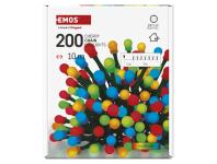 Zdjęcie: Lampki choinkowe 200 LED kulki 10 m IP20 multikolor EMOS