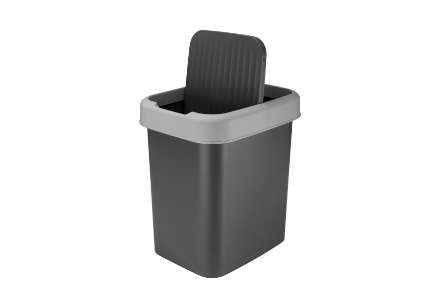 Zdjęcie: Kosz uchylny Valor 12 L ciemnoszary GALICJA