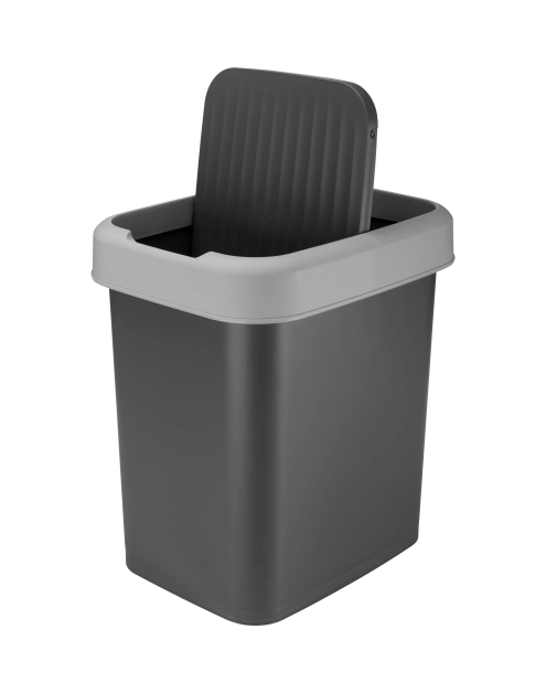 Zdjęcie: Kosz uchylny Valor 12 L ciemnoszary GALICJA
