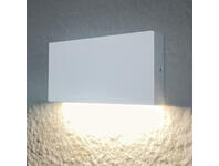 Zdjęcie: Kinkiet aluminiowy Chicago prostokat pojedynczy biały POLUX