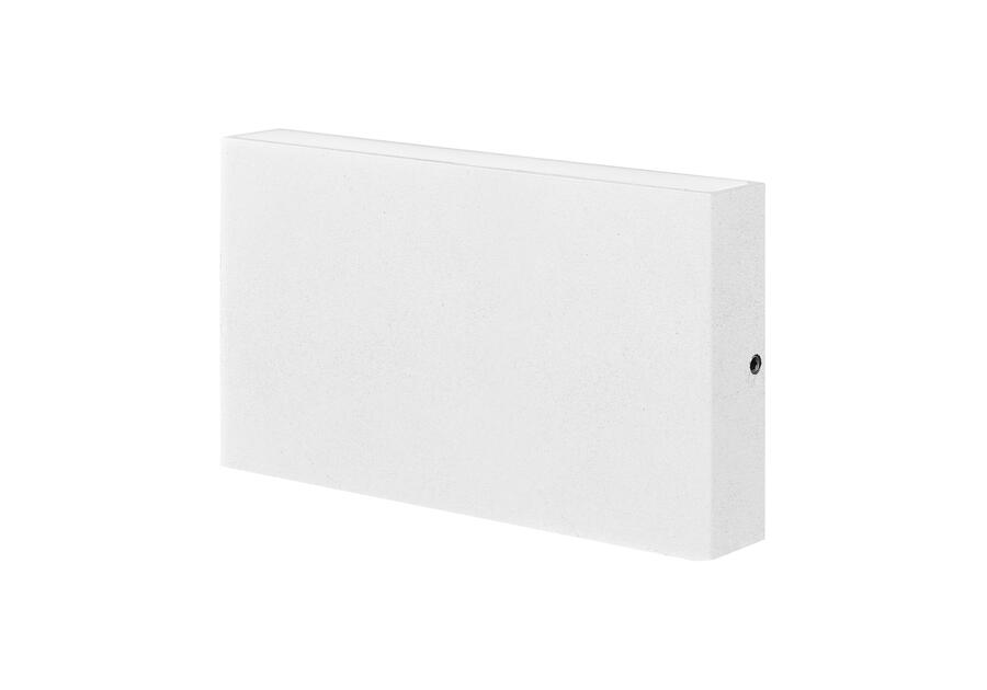 Zdjęcie: Kinkiet aluminiowy Chicago prostokat pojedynczy biały POLUX