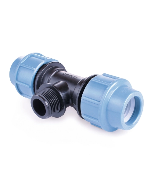 Zdjęcie: Trójnik PE gwint zewnętrzny 63/2 PN16 PIPELIFE
