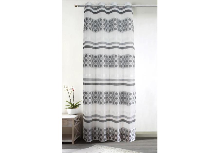 Zdjęcie: Zasłona dekoracyjna Tiaki 140x250 cm szary CKR/LASHER