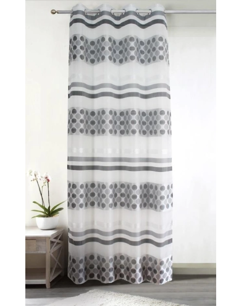 Zdjęcie: Zasłona dekoracyjna Tiaki 140x250 cm szary CKR/LASHER